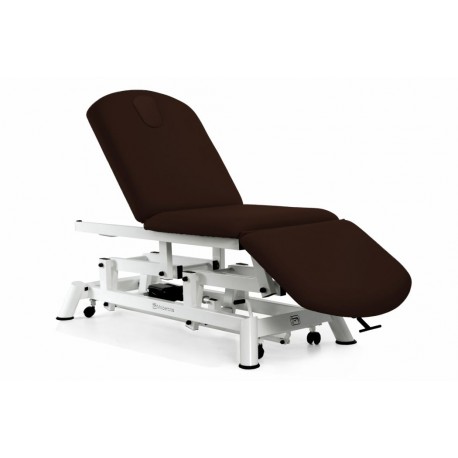 Camilla Eléctrica 3 tipo sillón 3 cuerpos mobercas, ruedas escamoteables (CE-2135-R)