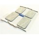 Electrodos adhesivos rectangulares cable 50X90 mm para TENS-EMS (LACA-CM5090)