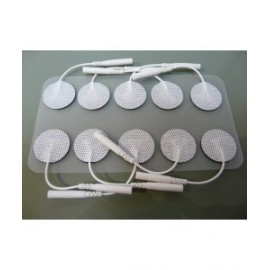 PACK 10 ELECTRODOS CIRCULARES AUTOADHESIVOS 2,5 cm EXTRA-PEQUEÑO (LACA-E-CM25)