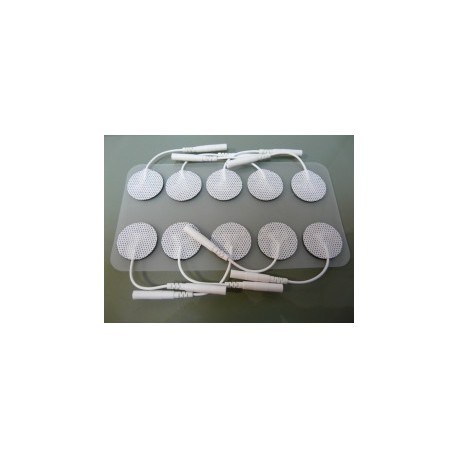 PACK 10 ELECTRODOS CIRCULARES AUTOADHESIVOS 2,5 cm EXTRA-PEQUEÑO (LACA-E-CM25)