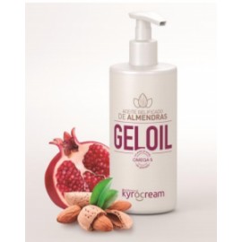 Aceite Gelificado Gel oil Kyrocream de granada,Omega 5, y almendras 500ml (KYROGELOIL)