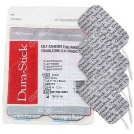 Electrodos adhesivos DURA-STICK rectangulares cable 50X90 mm para TENS-EMS