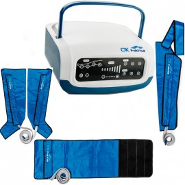 Presoterapia Farma Press Digital, cuatro cámaras + 2 fundas de piernas + funda de brazo + faja (FI-PF1201087B)
