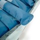 Colchón antiescaras Deluxe + compresor, color azul ajuste de peso paciente.