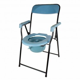 Silla WC PLEGABLE con deposito y inodoro (DRIVE-C017)