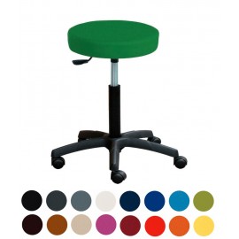 Taburete alto PRO, a gas, asiento en skai.