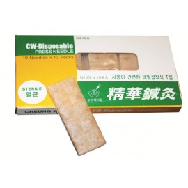 Chincheta coreana (100 unid) estéril con adhesivo