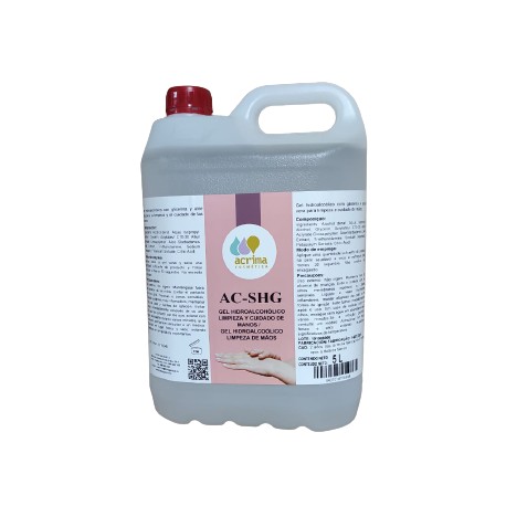 Gel de manos hidroalcóholico ACRIMA sanitario, 5 LITROS