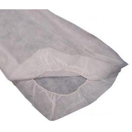 Sabanilla Blanca Ajustable de polipropileno SMS 20gr. 80 cm x 210 cm (10 o 100 unidades) (UNI-10/22/060)