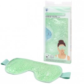 Antifaz con perlas de gel Premium relajante color verde