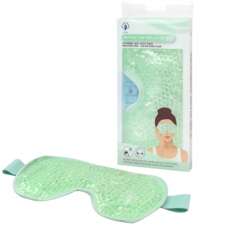 Antifaz con perlas de gel Premium color verde