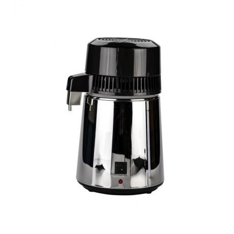 DESTILADOR ELECTRICO EN ACERO INOX CON JARRA DE VIDRIO
