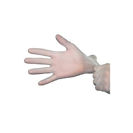 Guantes de Vinilo sin Polvo, 100 unidades