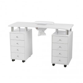 Mesa de manicura DISTAL con aspirador y cajoneras