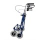 Rollator de acero con 4 ruedas y frenos (ORT10108)
