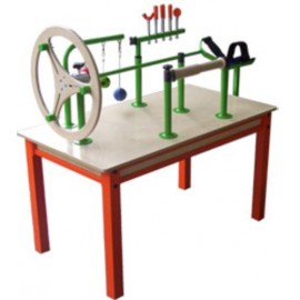Mesa de manos estructura metálica infantil