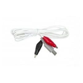 Pinzas de cocodrilo con cable para electroestimulador ITO