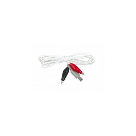 Pinzas de cocodrilo con cable para electroestimulador ITO