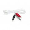 Pinzas de cocodrilo con cable para electroestimulador ITO