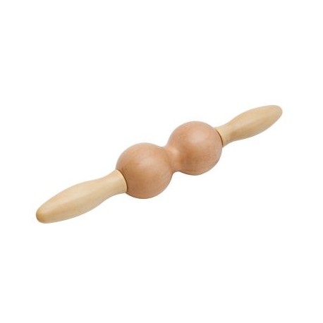 Rodillo madera rodable para masaje
