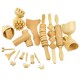 Kit corporal 18 piezas anticelulitis para maderoterapia