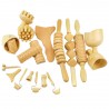 Kit corporal 18 piezas anticelulitis para maderoterapia
