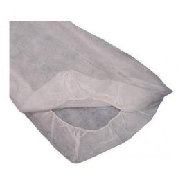 100 Sabanillas Blanca Ajustables de polipropileno TNT 20gr. 80 cm x 210 cm