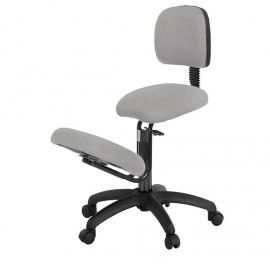 Silla ergonómica S2604 con base rodable y respaldo