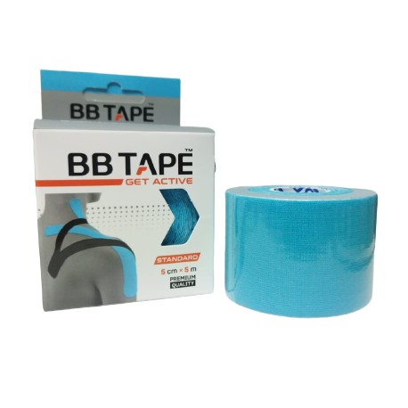 Vendaje neuromuscular kinesiotape BB Tape 5CM X 5 MTS.