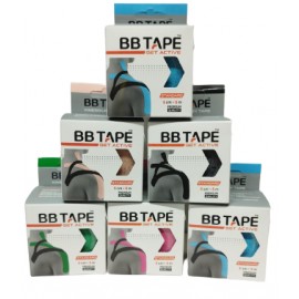 Pack ahorro 6 vendaje neuromuscular kinesiotape BB Tape 5CM X 5 MTS.