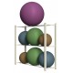 Soporte para pelotas tipo bobath con ruedas