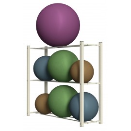 Soporte para pelotas tipo bobath con ruedas