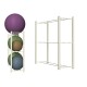 Soporte para pelotas tipo bobath con ruedas