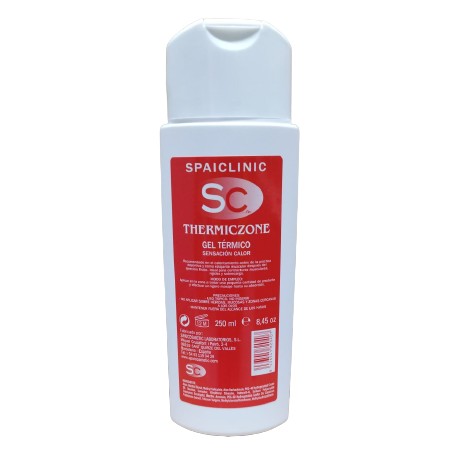 Gel efecto calor. Calmante muscular. THERMICZONE. 250cc (SC-507RC)