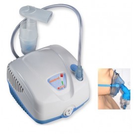 Nebulizador a pistón de aerosolterapia Mistral con mascarilla de adulto y niño