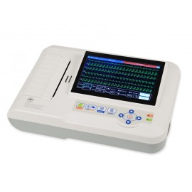 Electrocardiógrafo ECG CONTEC 600G portátil, 6 canales y 12 derivaciones