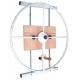 Rueda de hombro aro de metal a pared (REGO-FM-016)
