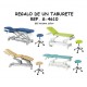 Camilla Ecopostural 7 secciones hidráulica multifuncional con cabezal ergonómico(C5731)
