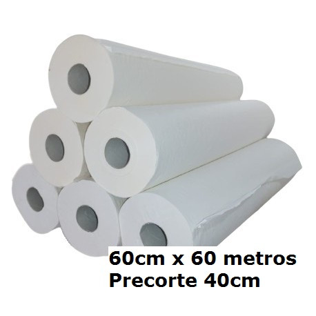 Papel de camilla 2 capas 6 rollos con precorte (TES-C4EQ2660)