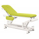 Camilla eléctrica biela blanca 2 cuerpos Ecopostural sistema periférico + brazos abatibles