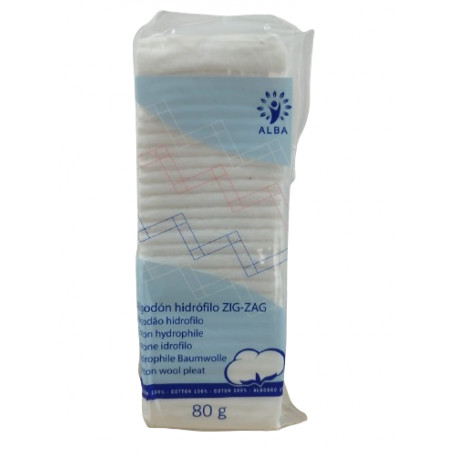 Algodón hidrófilo ZIG-ZAG 80gr