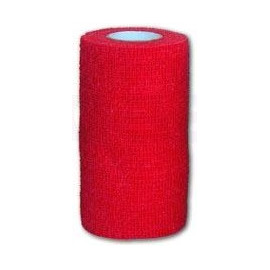 Venda Elástica Cohesiva SIN LÁTEX COTAK Rojo en varias medidas