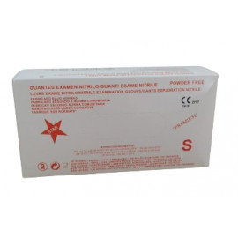Guantes de Nitrilo PREMIUM sin polvo (100 unidades) TALLA S